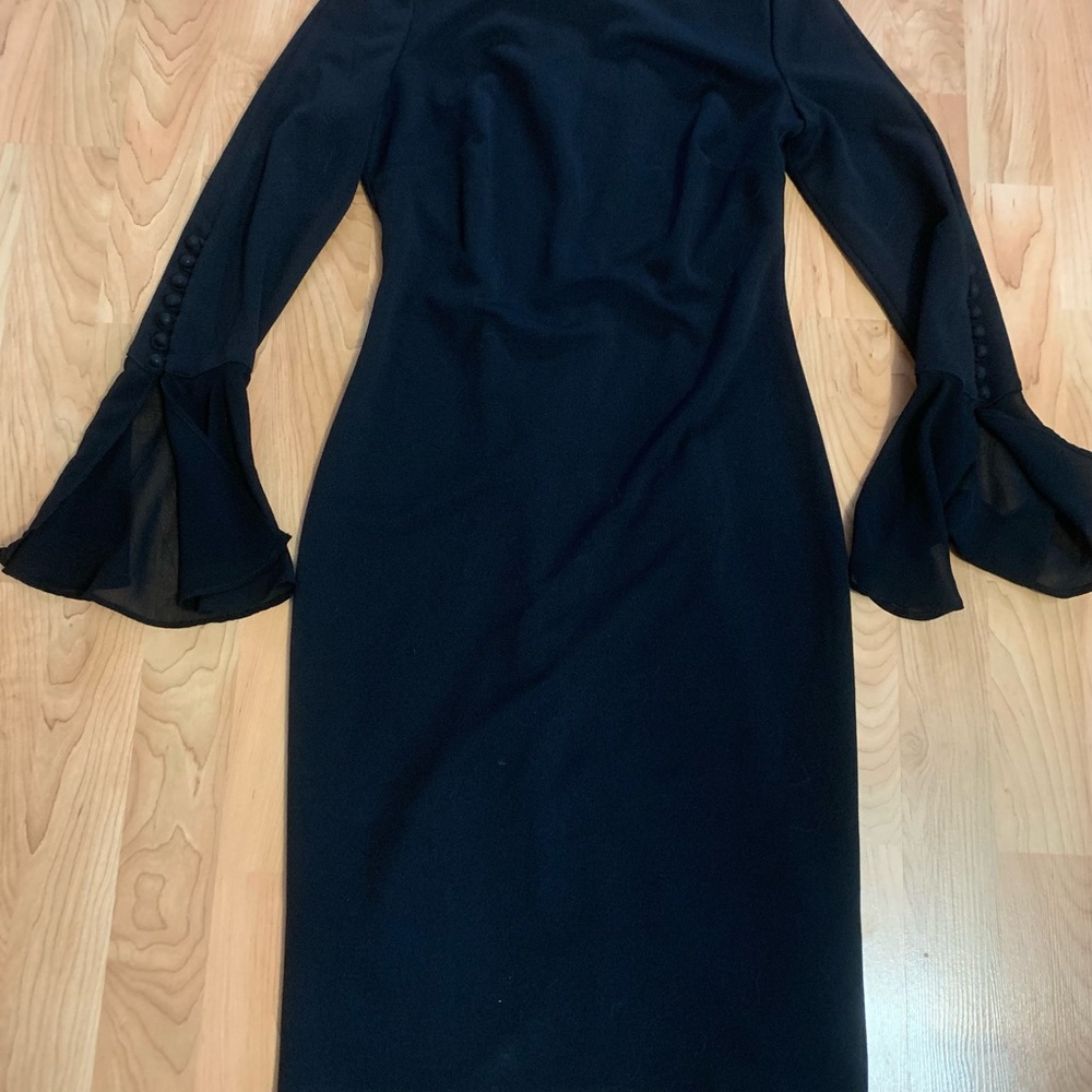 Calvin Klein Black Long Sleeve Dress